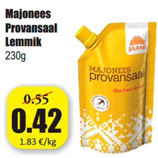 Allahindlus - Majonees Provansaal Lemmik 230g