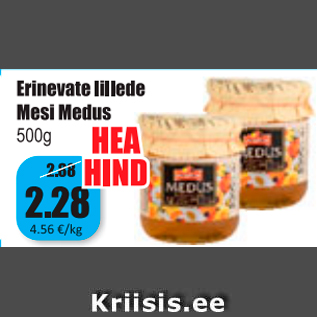 Allahindlus - Erinevate lillede Mesi Medus 500 g