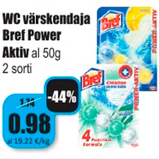 Allahindlus - WC värskendaja Bref Power Aktiv