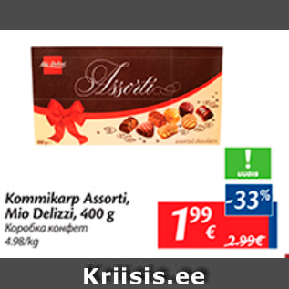 Allahindlus - Kommikarp Assorti, Mio Delizzi, 400 g