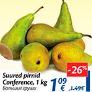 Allahindlus - Suured pirnid Conference, 1 kg