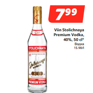 Allahindlus - Viin Stolichnaya Premium Vodka