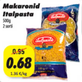 Allahindlus - Makaronid Italpasta 500g 2sorti