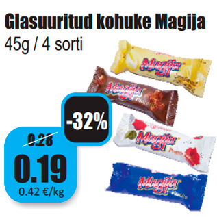 Allahindlus - Glasuuritud kohuke Magija