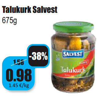 Allahindlus - Talukurk Salvest 675g