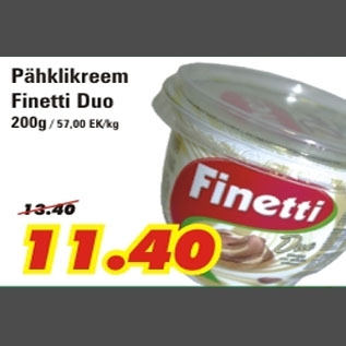 Allahindlus - Pähklikreem Finetti Duo