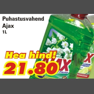 Allahindlus - Puhastusvahend Ajax