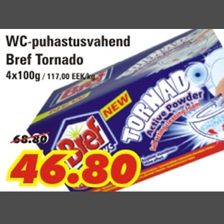 Allahindlus - WC-puhastusvahend Bref Tornado