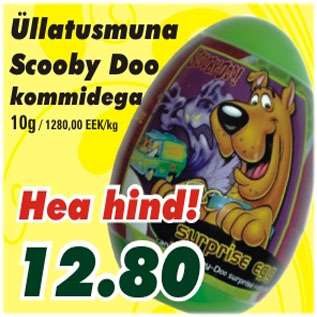 Allahindlus - Üllatusmuna Scooby Doo kommidega