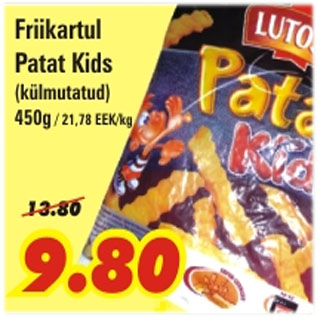 Allahindlus - Friikartul Patat Kids