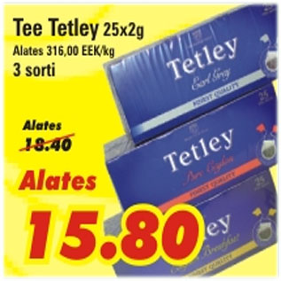 Allahindlus - Tee Tetley