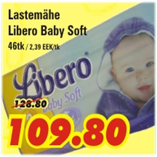 Allahindlus - Lastemähe Libero Baby Soft