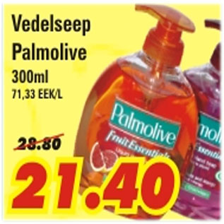 Allahindlus - Vedelseep Palmolive