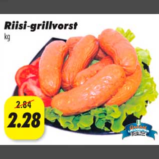 Allahindlus - Riisi-grillvorst kg