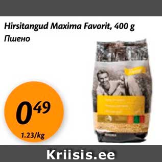 Allahindlus - Hirsitangud Maxima Favorit