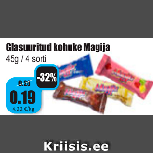 Allahindlus - Glasuuritud kohuke Magija