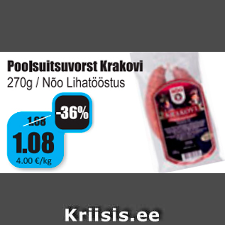 Allahindlus - Poolsuitsuvorst Krakovi