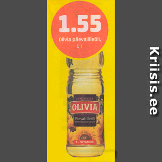 Allahindlus - Olivia päevalilled, 1 l