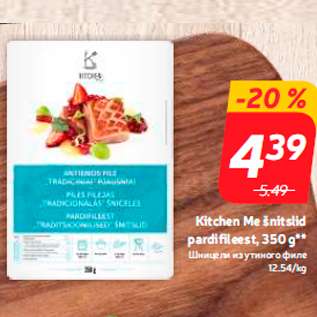 Allahindlus - Kitchen Me šnitslid pardifileest, 350 g**