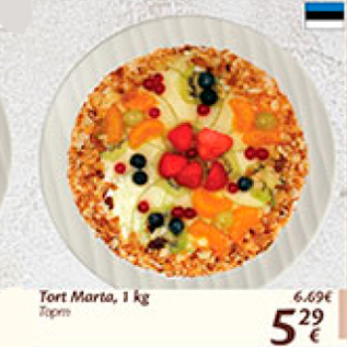 Allahindlus - Tort Marta, 1 kg