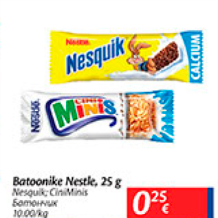 Allahindlus - Batoonike Nestle, 25 g