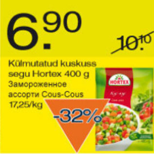 Allahindlus - Külmutatud kuskuss segu Hortex