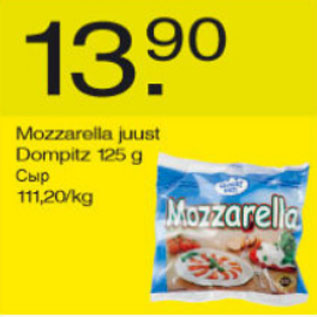 Allahindlus - Mozzarella juust Dompitz