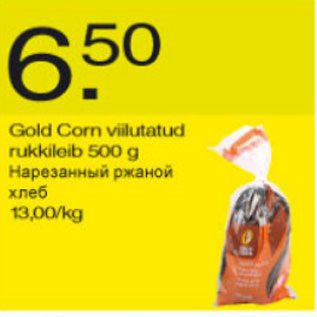 Allahindlus - Gold Corn viilutatud rukkileib