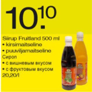 Allahindlus - Siirup Fruitland