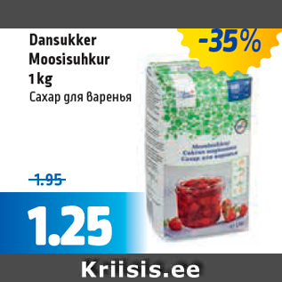 Allahindlus - Dansukker Moosisuhkur 1 kg