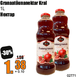 Allahindlus - Granaatõunanektar Kral 1L