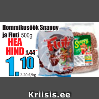 Allahindlus - Hommikusöök Snappy ja Fluti 500 g