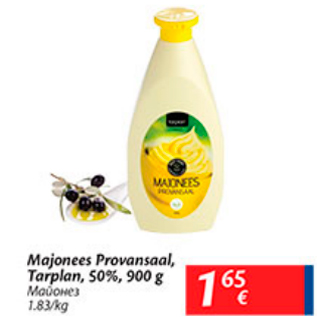 Allahindlus - Majonees Provansaal, Terplan, 50%, 900 g