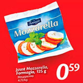 Allahindlus - Juust MMozzarella, Formagia, 125 g