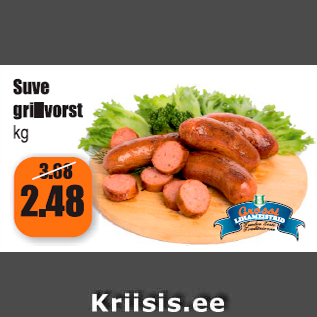 Allahindlus - Suve grillvorst kg