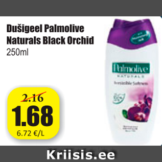 Allahindlus - Dušigeel Palmolive Naturals Black Orchid 250 ml