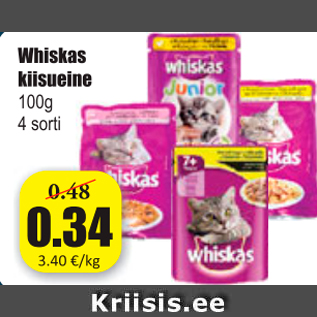 Allahindlus - Whiskas kiisueine