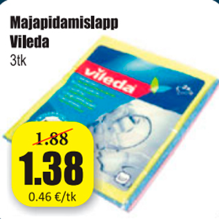 Allahindlus - Majapidamislapp Vileda, 3 tk