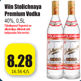 Allahindlus - Viin Stolichnaya Premium Vodka