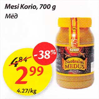 Allahindlus - Mesi Korio,700 g