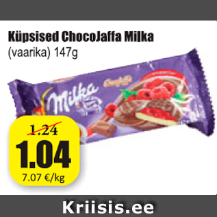 Allahindlus - Küpsised ChokoJaffa Milka