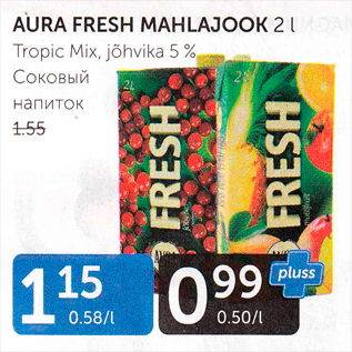 Allahindlus - AURA FRESH MAHLAJOOK 2 L