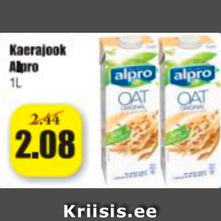 Allahindlus - Kaerajook Alpro 1 L