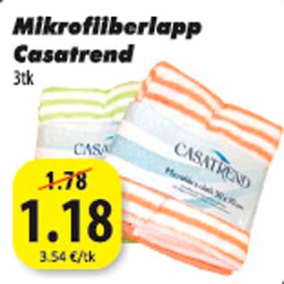 Allahindlus - Mikrofiiberlapp Casatrend 3tk