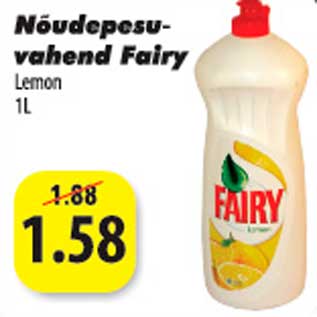 Allahindlus - Nõudepesuvahend Fairy 1l