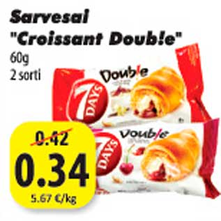 Allahindlus - Sarvesai "Croissant Doub!e"