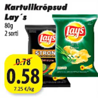 Allahindlus - Kartulikrõpsud Lay"s