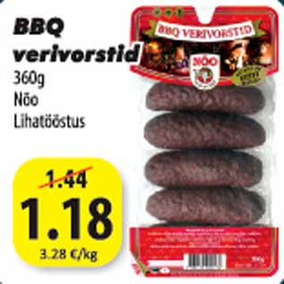 Allahindlus - BBQ verivorstid