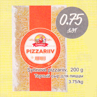 Allahindlus - Synnove pizzariiv, 200 g