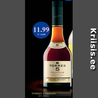 Allahindlus - TORRES 5 BRANDY